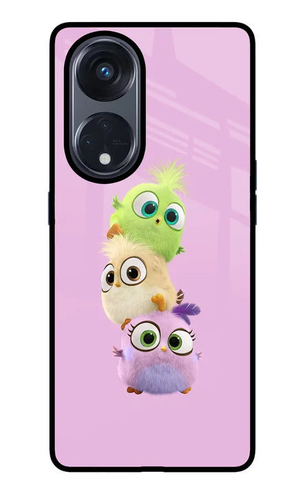 Cute Little Birds Oppo Reno8 T 5G Back Cover