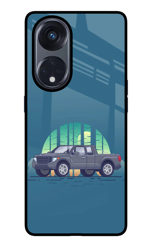 Retro Garage Vibe Oppo Reno8 T 5G back cover