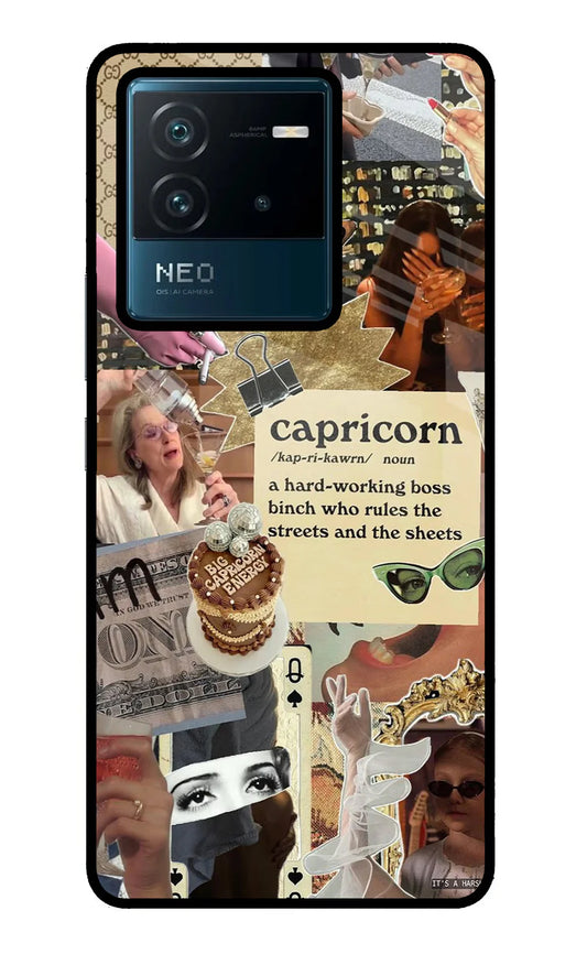 Capricorn Zodiac IQOO Neo 6 5G Back cover