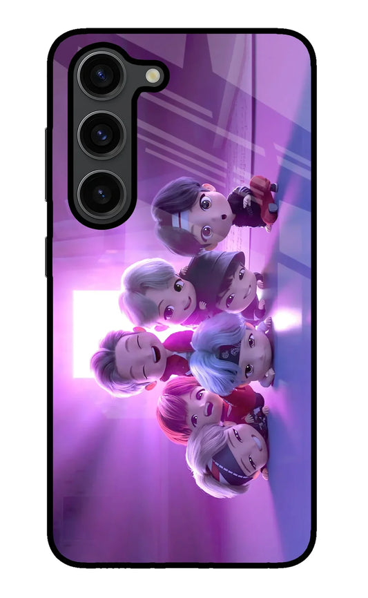 BTS Chibi Samsung S23 Plus Back cover