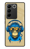 Monkey Headphone Vivo V27/V27 Pro Glass Case