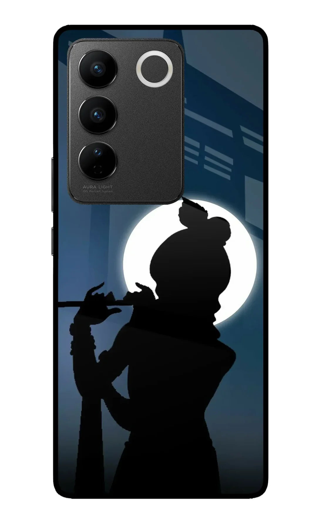 Shri Krishna Silhouette Vivo V27/V27 Pro Back cover