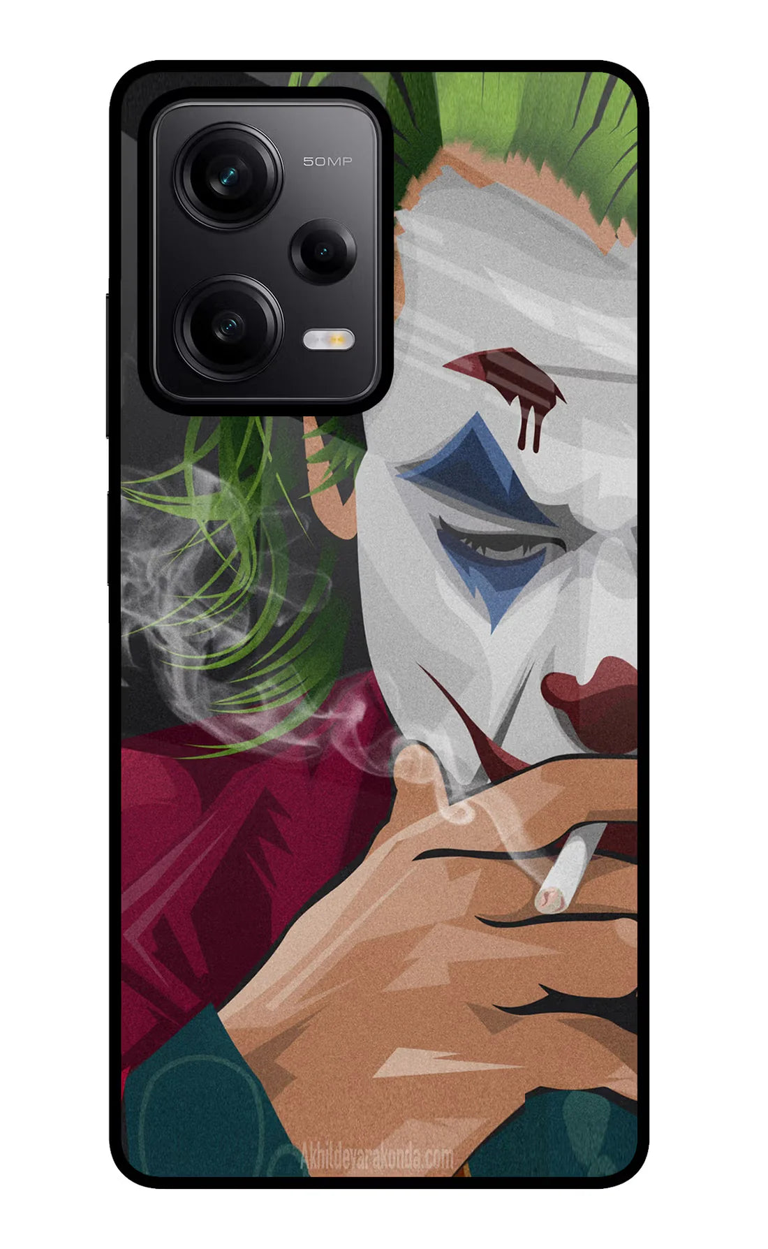 Joker Smoking Poco X5 5G  Back cover