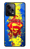 Superman logo Poco X5 5G Glass Case