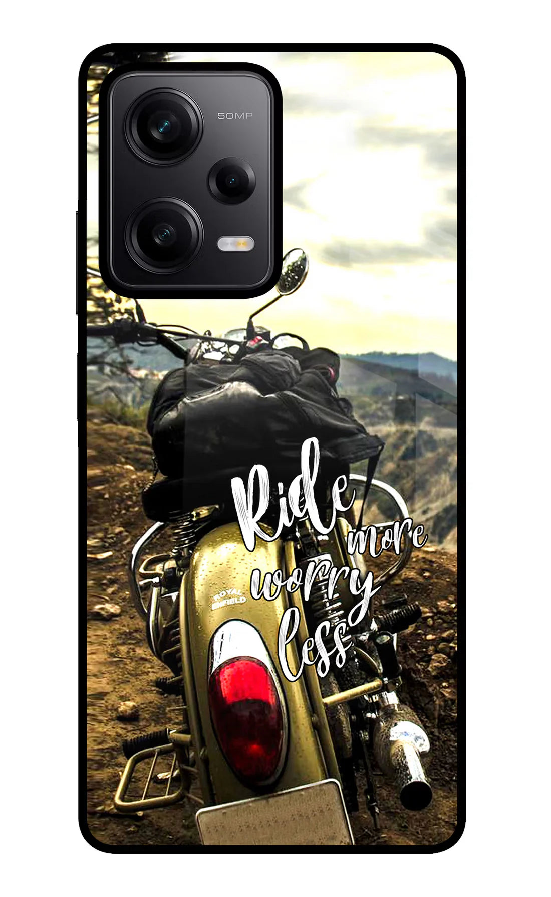 Ride More Worry Less Poco X5 5G Back cover