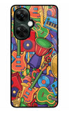 Music Instrument Doodle OnePlus Nord CE 3 Lite 5G Glass Case