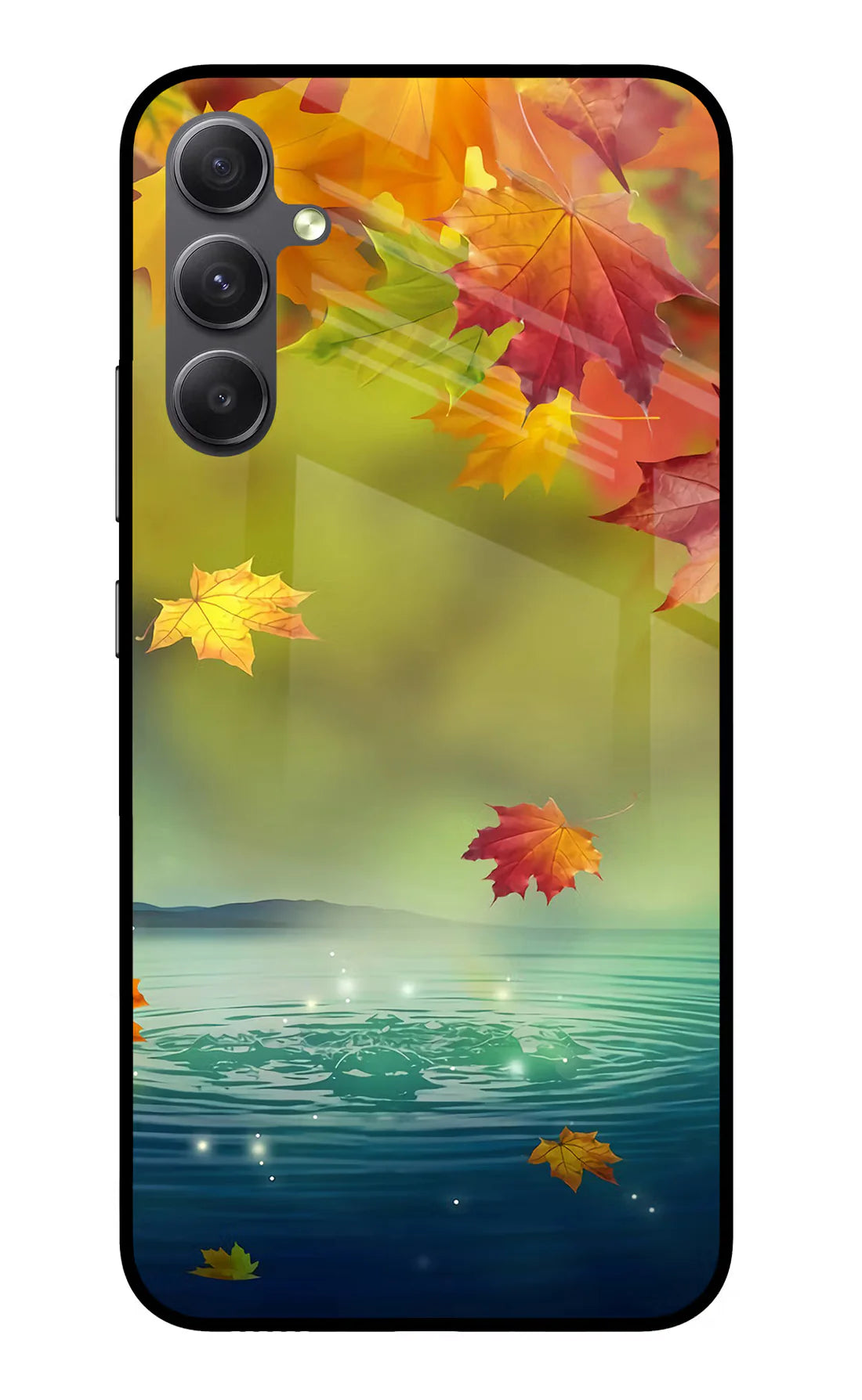 Flowers Samsung A34 5G Back cover