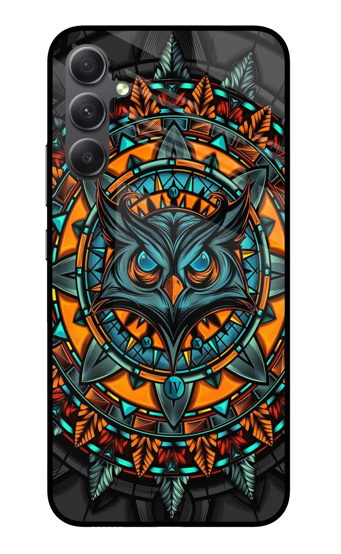 Angry Owl Art Samsung A34 5G Back cover