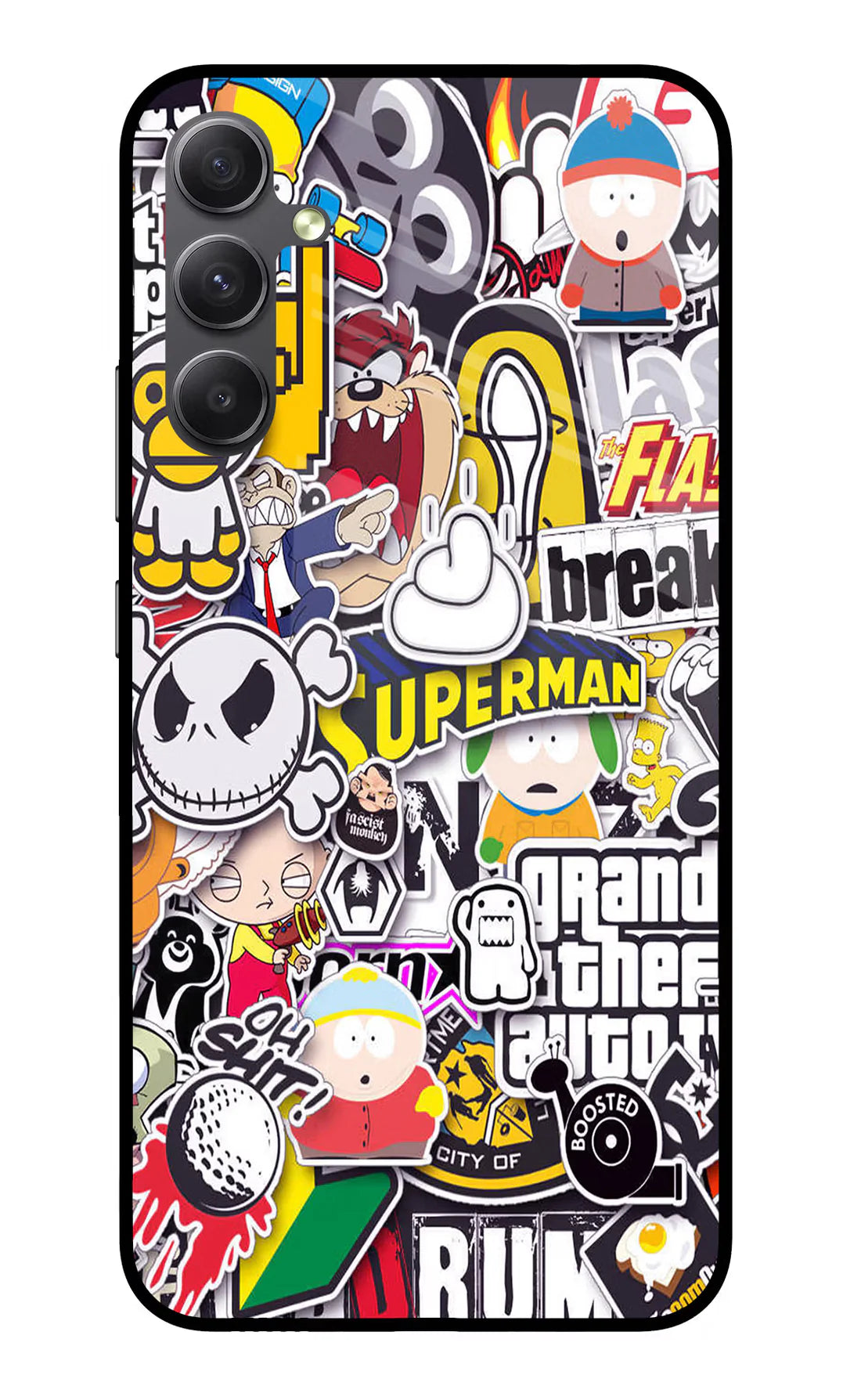 Sticker Bomb Samsung A34 5G Back cover