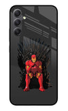 Ironman Throne Samsung A34 5G Glass Case