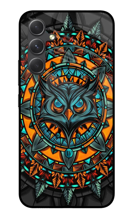 Angry Owl Art Samsung A54 Back cover
