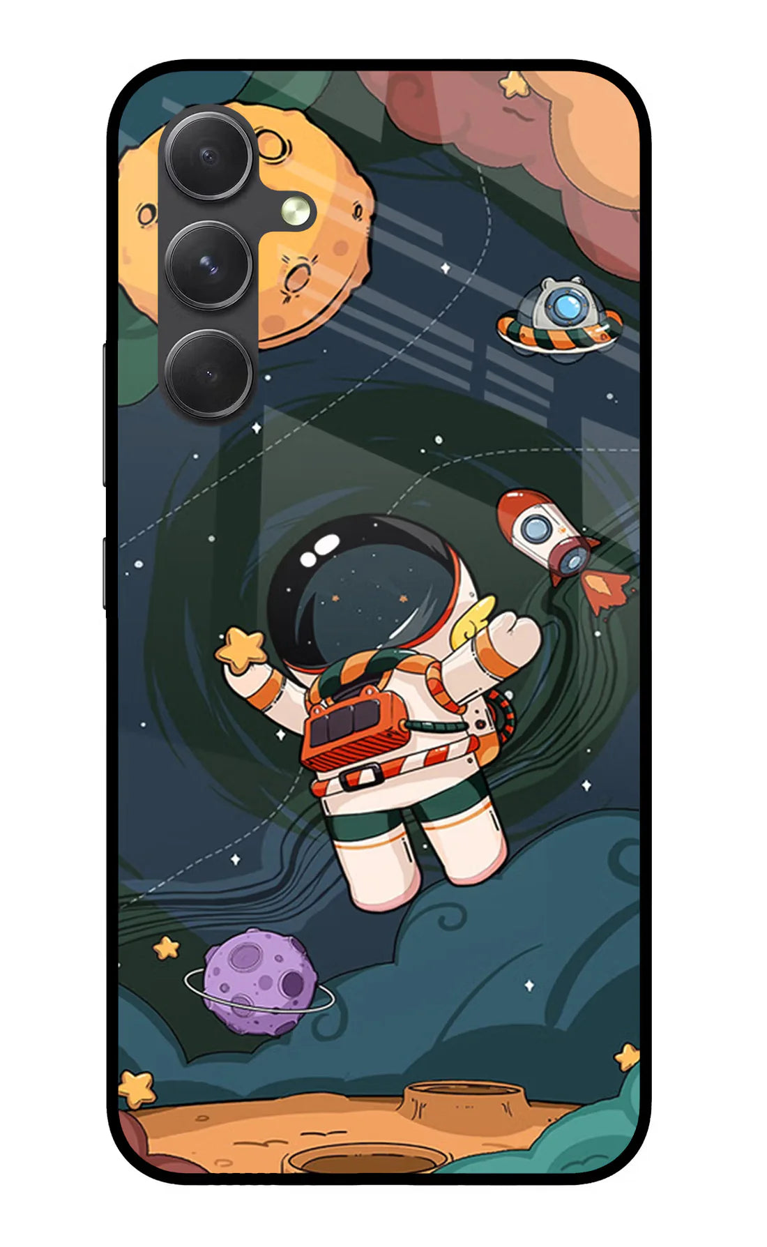 Cartoon Astronaut Samsung A54 5G Back cover