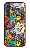 Veggie Doodle Samsung A54 5G Glass Case