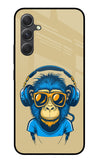 Monkey Headphone Samsung A54 5G Glass Case