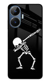 Dabbing Skeleton Art Realme C55/N55 Glass Case