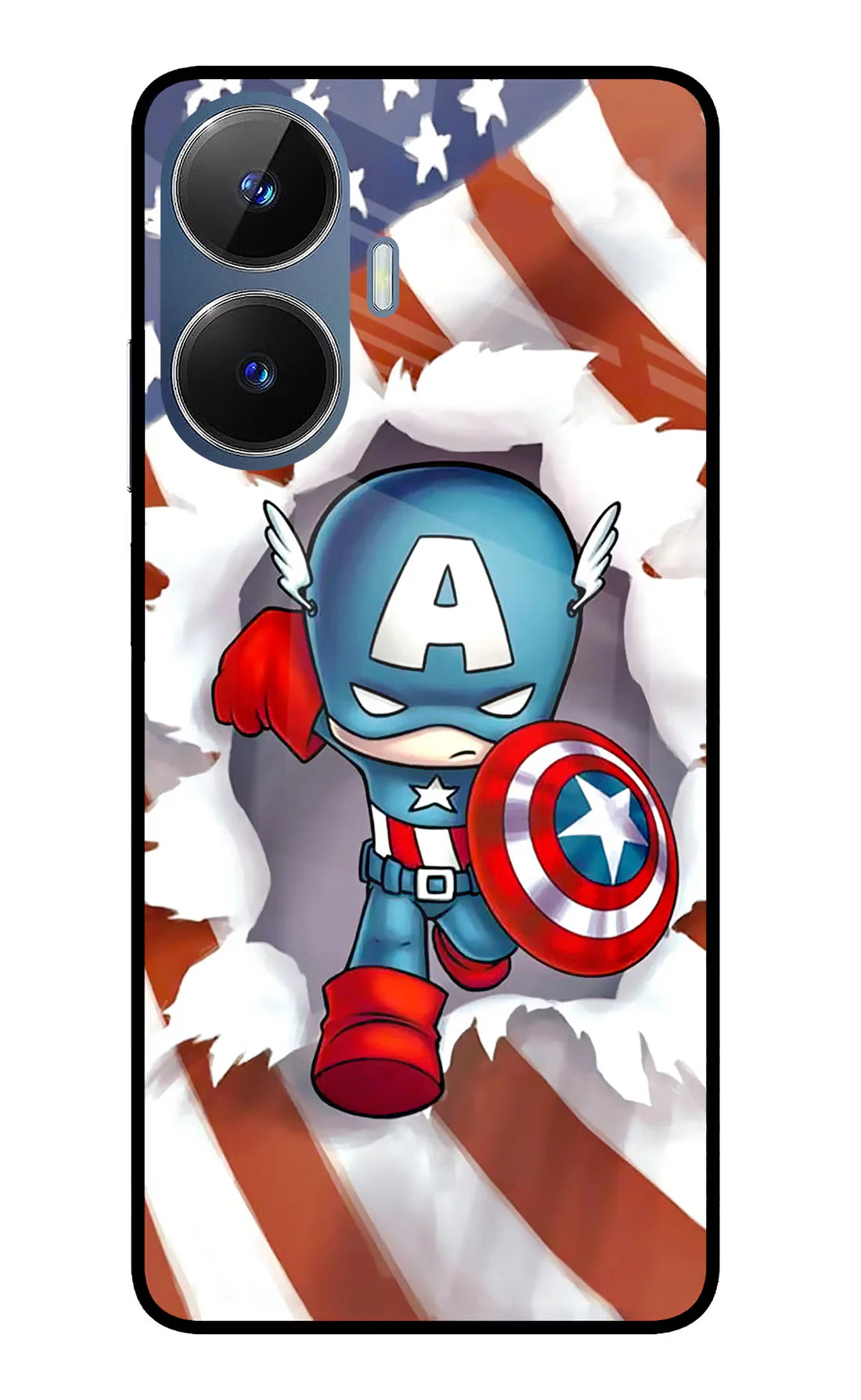 Captain America Realme C55/N55 Back cover