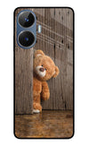 Teddy Wooden Realme C55/N55 Glass Case