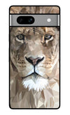 Lion Art Google Pixel 7A Glass Case