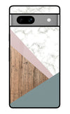 Marble wood Abstract Google Pixel 7A Glass Case