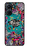 Music Graffiti Vivo T2x 5G Glass Case