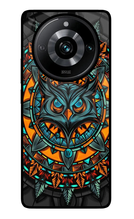 Angry Owl Art Realme Narzo 60 Pro Back cover