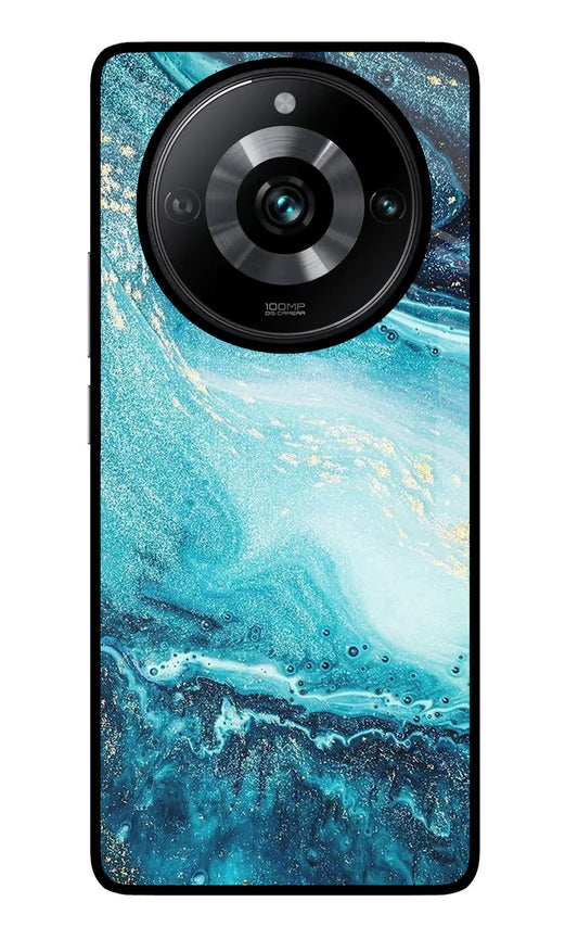 Blue Glitter Marble Realme Narzo 60 Pro Back cover