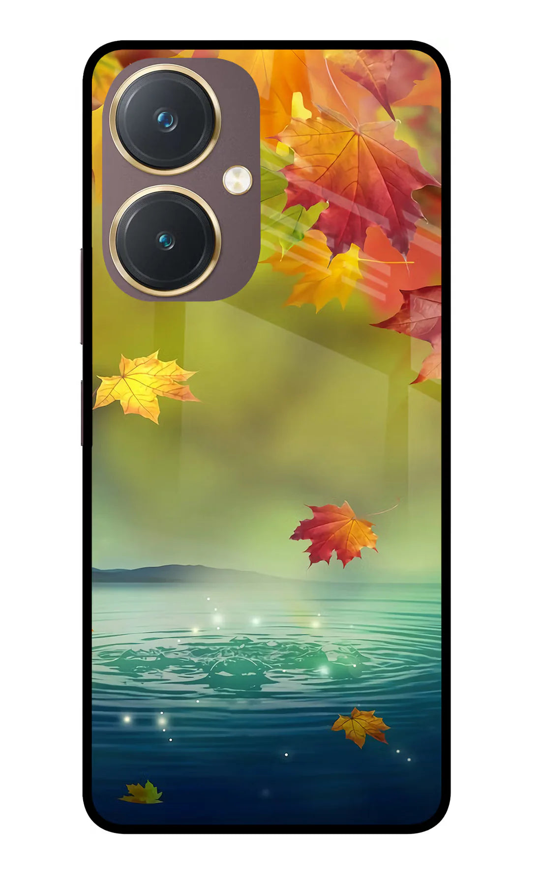 Flowers Vivo Y27 Back cover