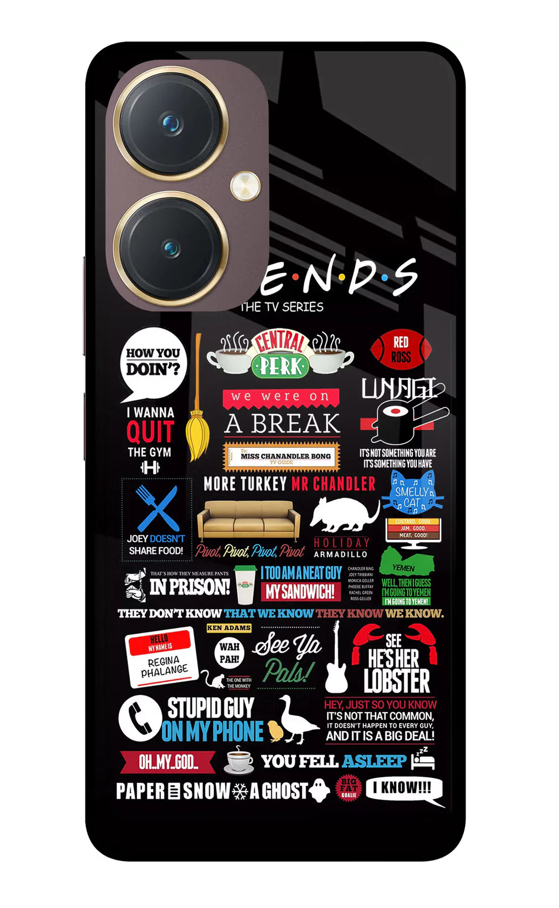 FRIENDS Vivo Y27 Back cover