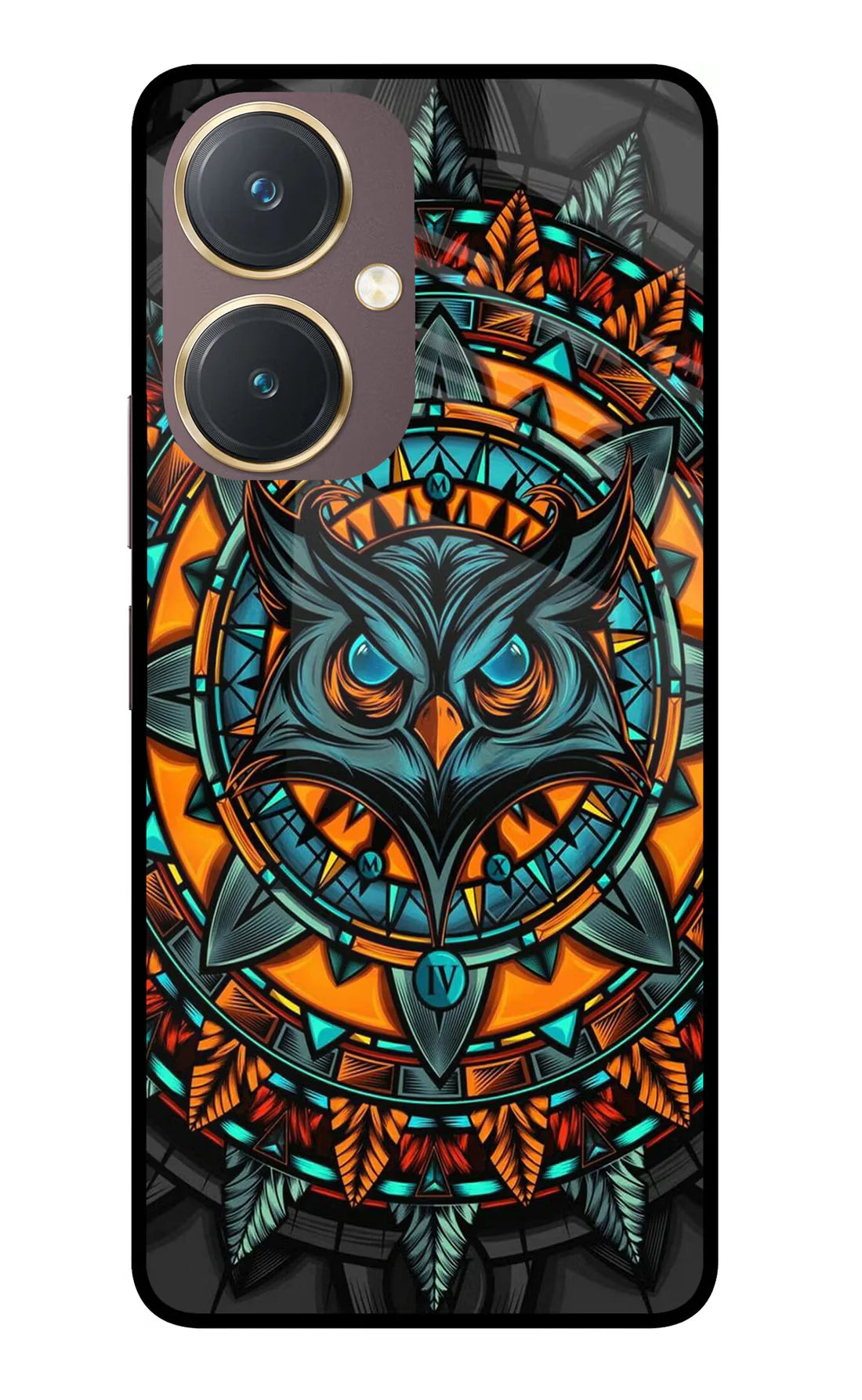 Angry Owl Art Vivo Y27 Back cover