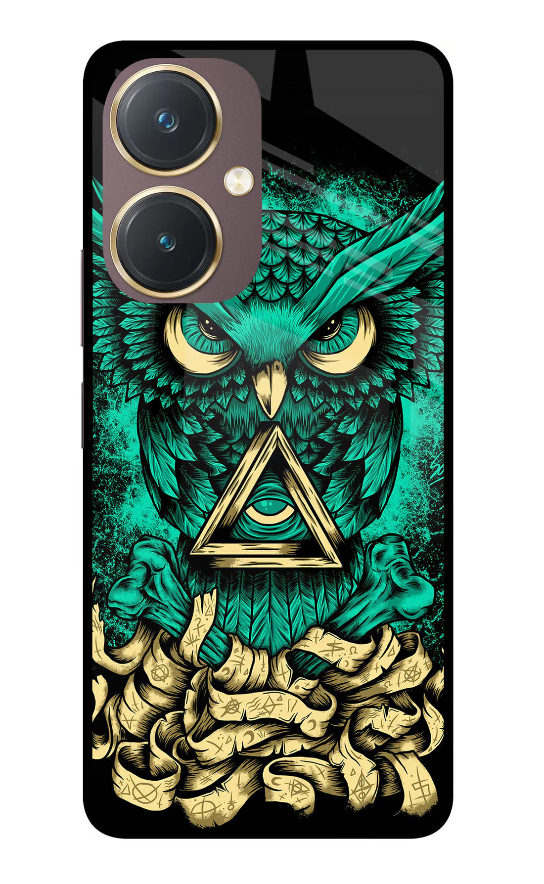Green Owl Vivo Y27 Back cover