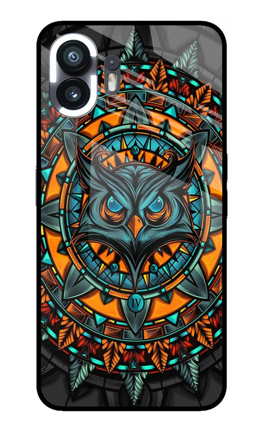 Angry Owl Art Nothing Phone 2 Back cover