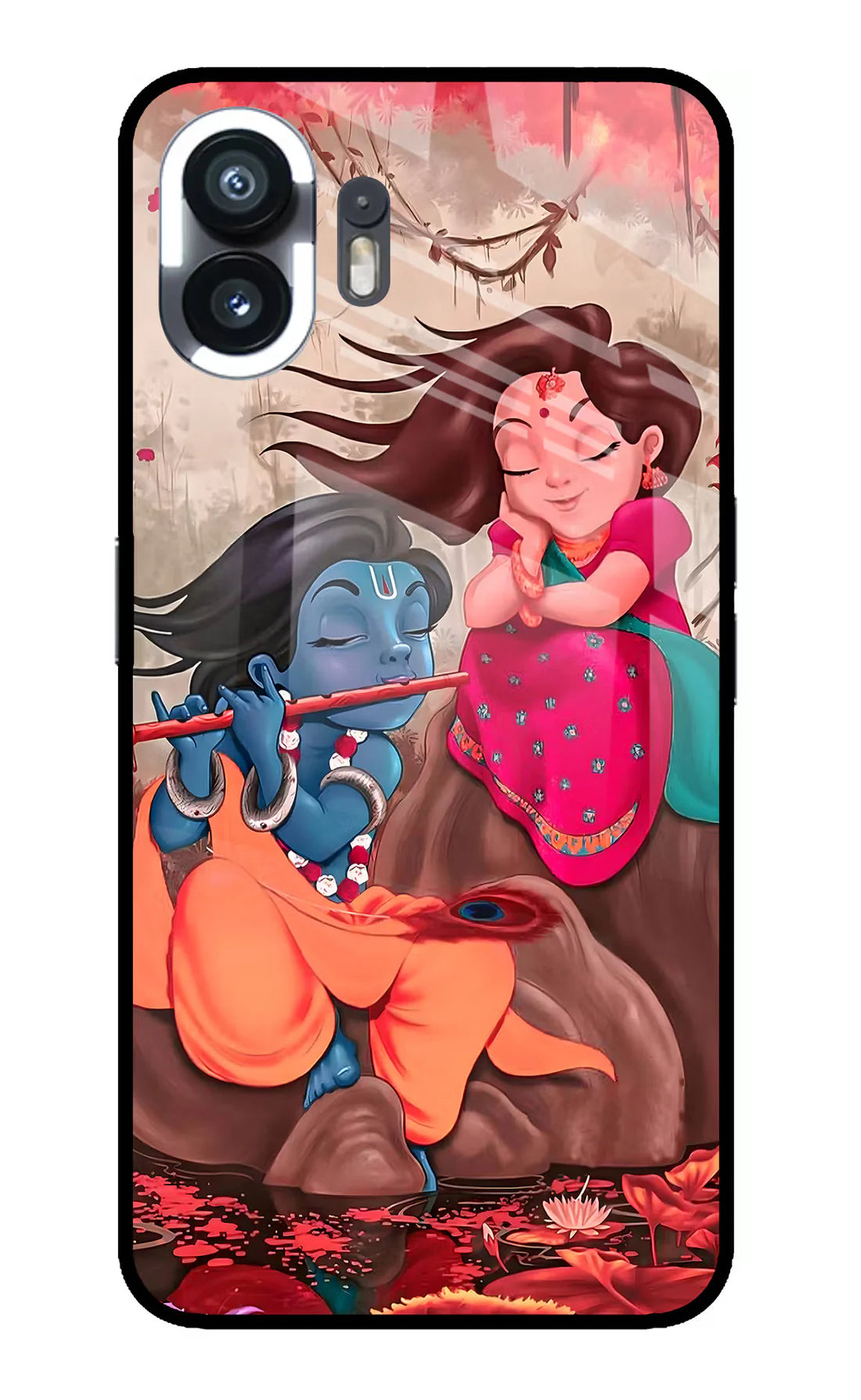 Radhe Krishna Nothing Phone 2 Back cover