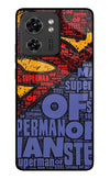 Superman Moto Edge 40 Glass Case