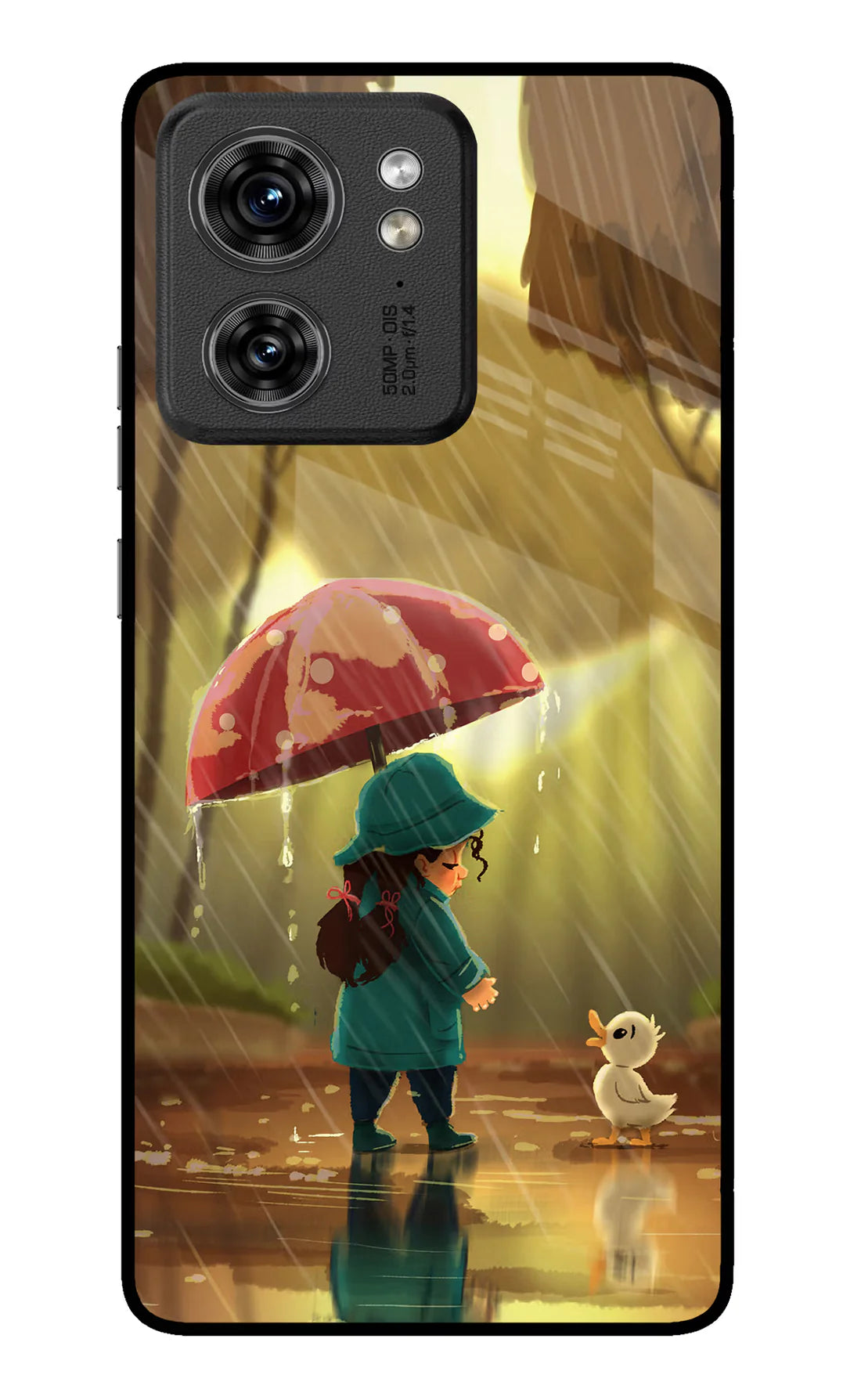 Rainy Day Moto Edge 40 Back cover