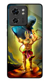 Lord Hanuman Moto Edge 40 Glass Case