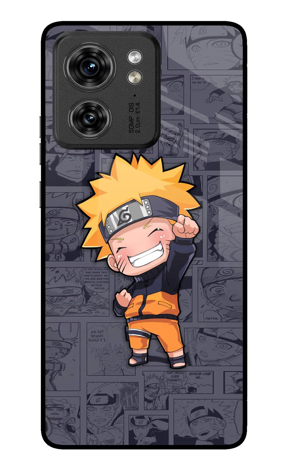 Chota Naruto Moto Edge 40 Back cover