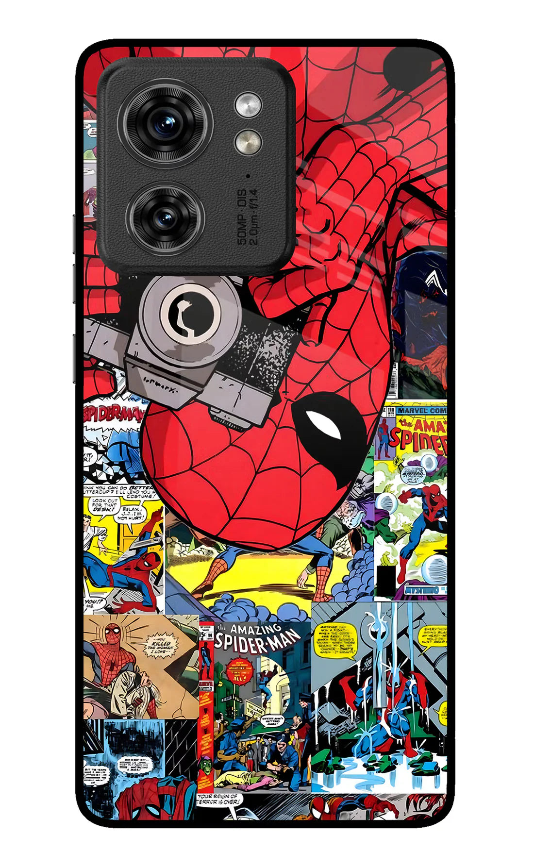 Spider Man Moto Edge 40 Back cover