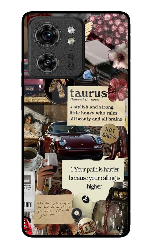 Taurus Zodiac Moto Edge 40 Back cover