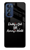 Daddy's Girl and Mommy's World Moto Edge 30 Glass Case