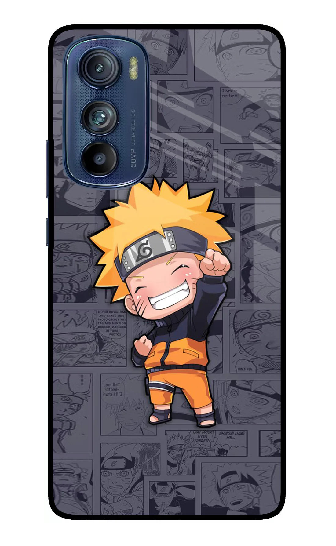 Chota Naruto Moto Edge 30 Back cover