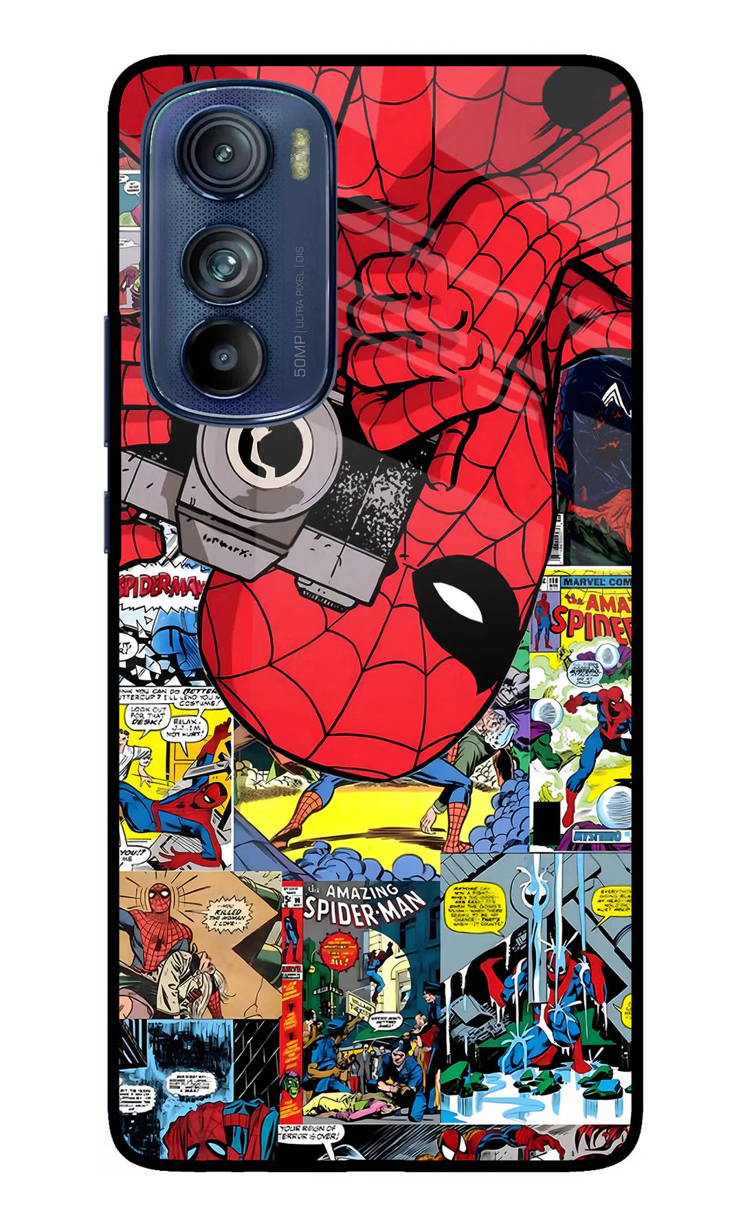 Spider Man Moto Edge 30 Back cover