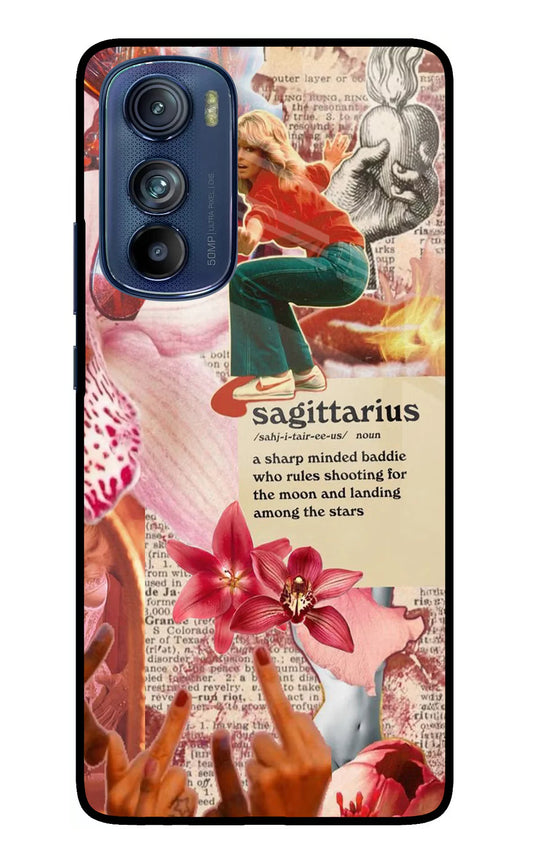 Sagittarius Zodiac Moto Edge 30 Back cover