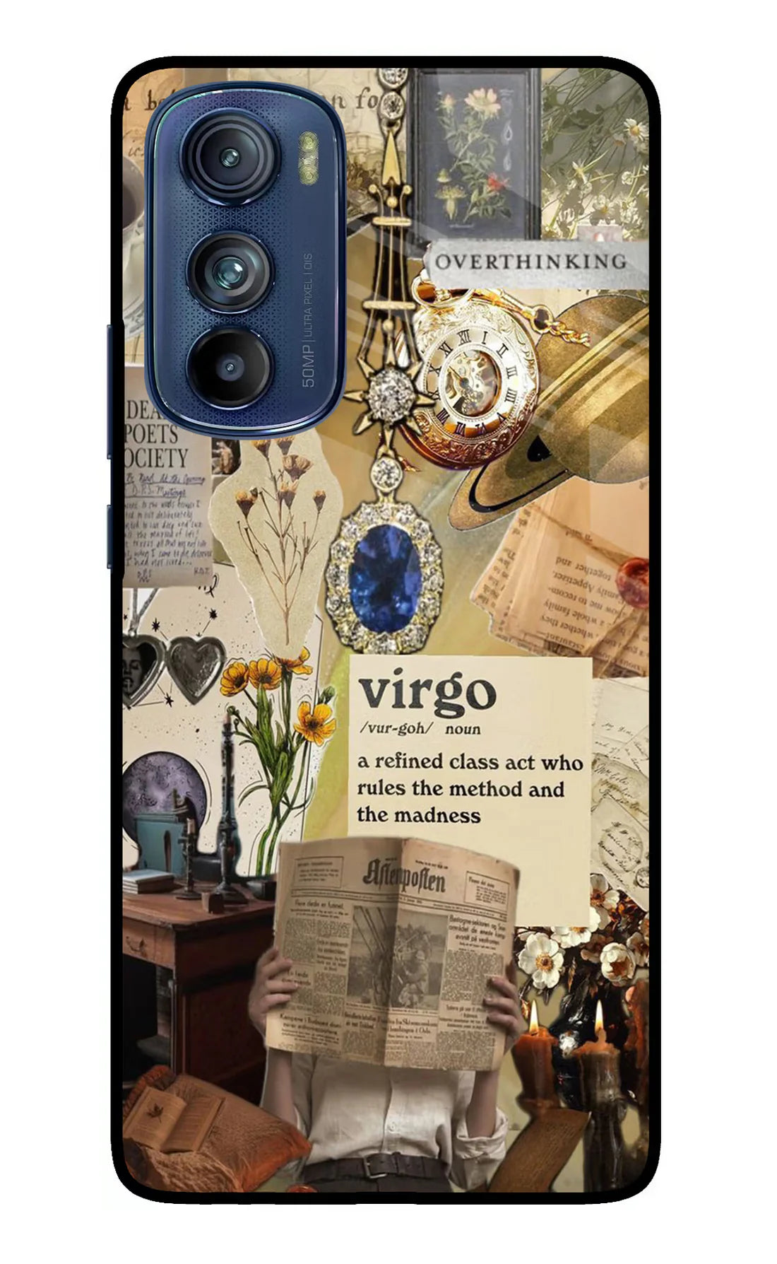 Virgo Zodiac Moto Edge 30 Back cover