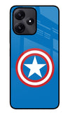 Captain America Logo Redmi 12 5G Glass Case