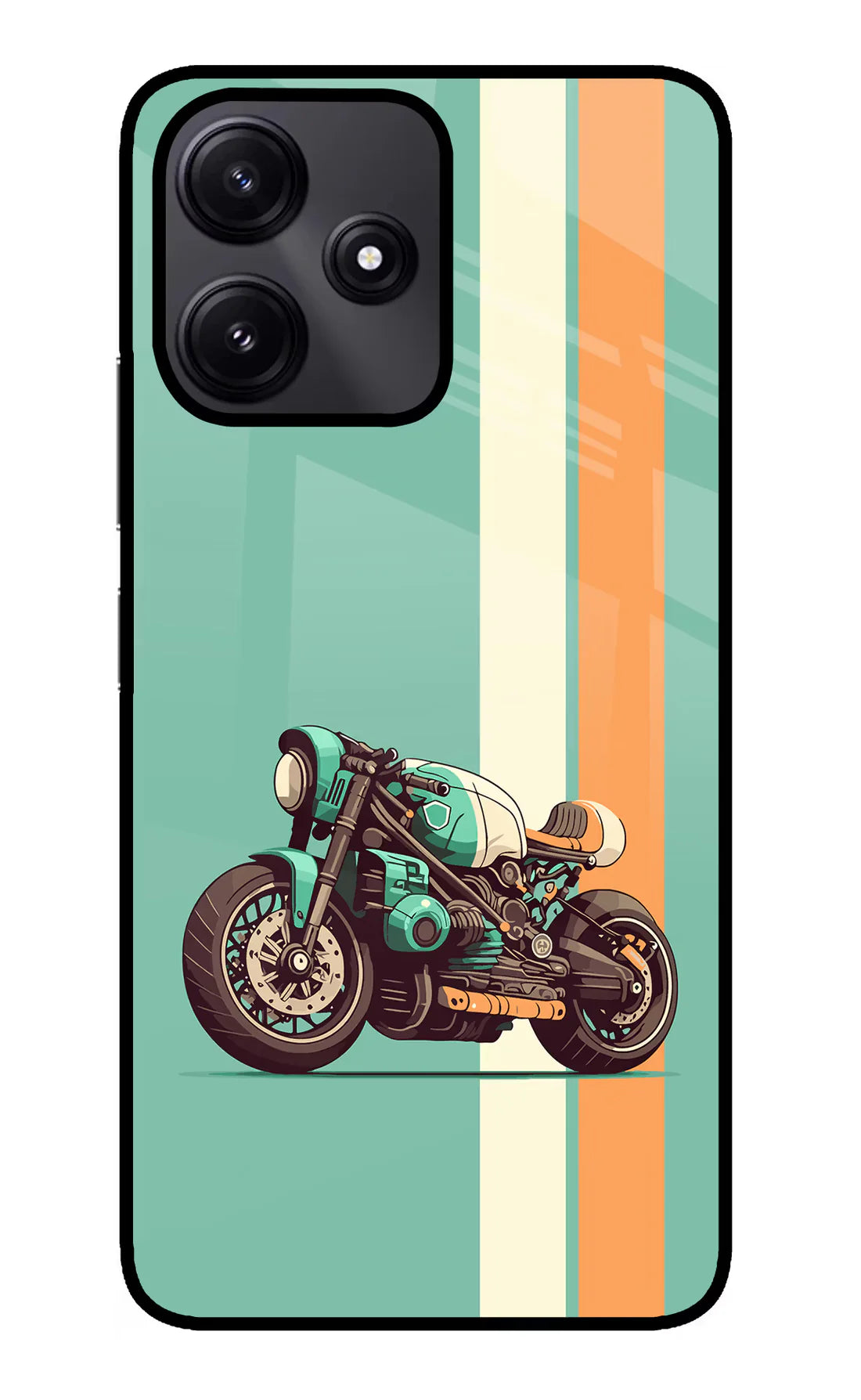 Striped Moto Drift Redmi 12 5G Back cover