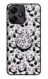 Cute Panda Redmi 12 5G Glass Case