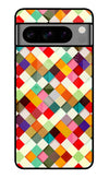 Geometric Abstract Colorful Google Pixel 8 Pro Glass Case