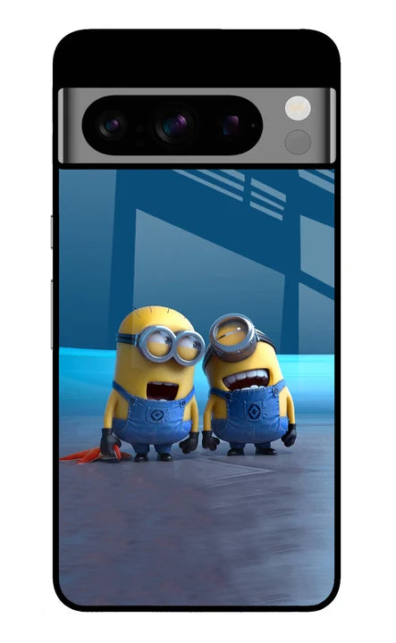 Minion Laughing Google Pixel 8 Pro Back Cover