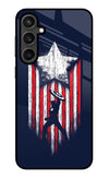 Captain America Marvel Art Samsung S23 FE 5G Glass Case