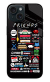 FRIENDS iPhone 15 Glass Case